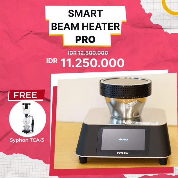 Hario Smart Beam Heater BGSP-400-SV-CEX Free Syphon TCA-3