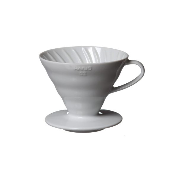 Hario V60 Ceramic Coffee Dripper White 02 VDC-02W