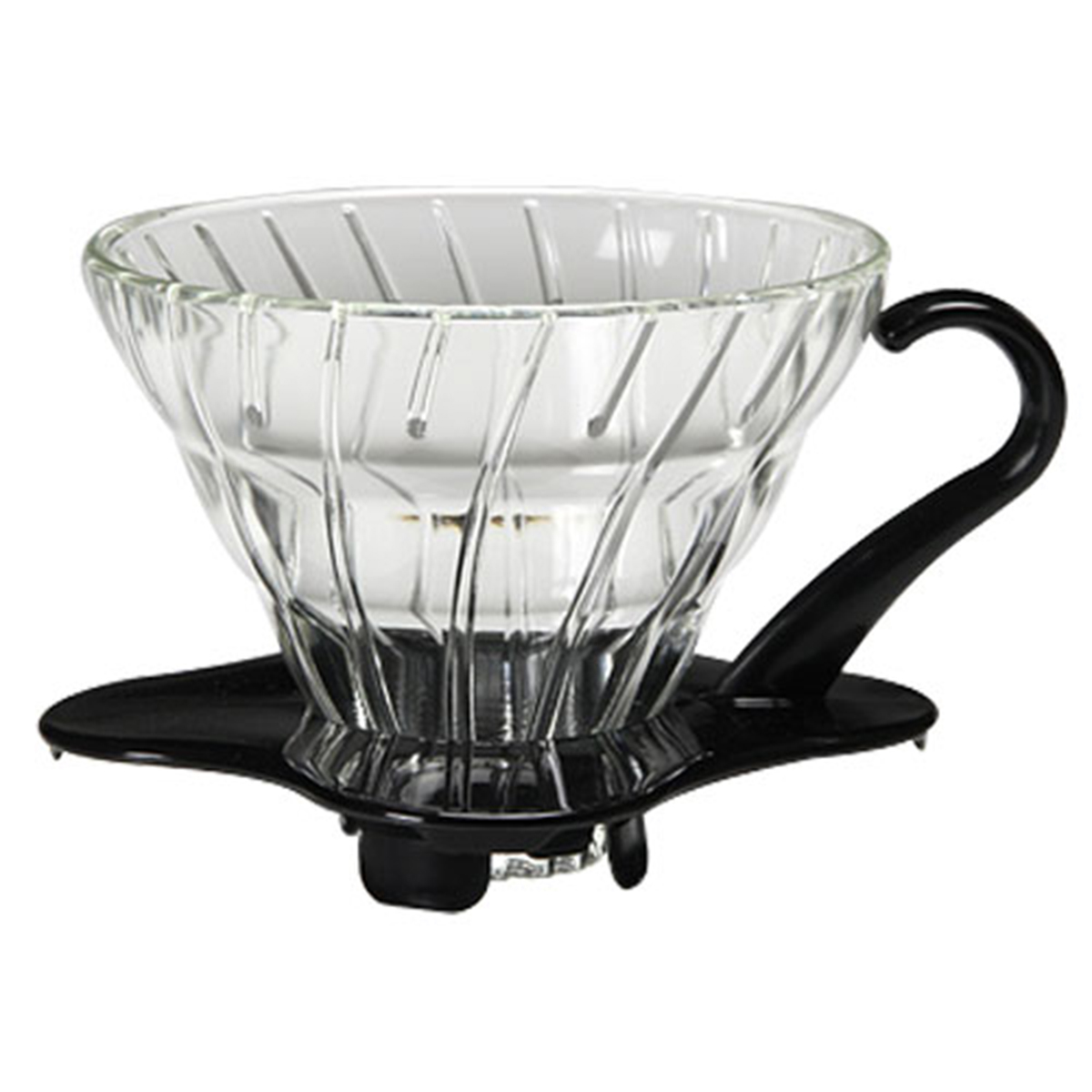 Glass-Coffee-Dripper-V60-Black
