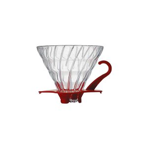Hario V60 Glass Coffee Dripper Red 02 VDG-02R