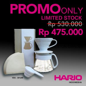 Hario V60 Ceramic Pour Over Kit White 01 VDS-3012W