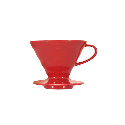 Hario V60 Ceramic Coffee Dripper Red 02 VDC-02R