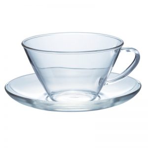 Hario Cup And Saucer Wide CSW-1T