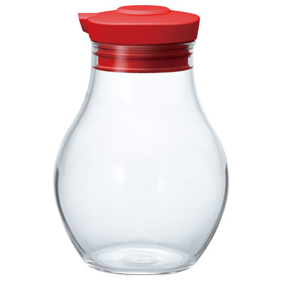 Hario Sealed Soy Sauce Bottle 180 Red OMPS-180-R