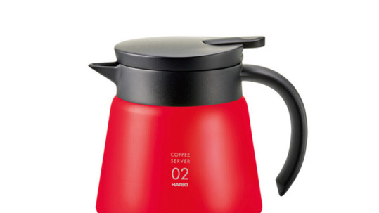 Hario V60 Insulated Stainless Steel Server 600 Red VHS-60R