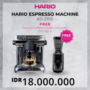Hario Espresso Machine KD-270S Free EVC-8B A