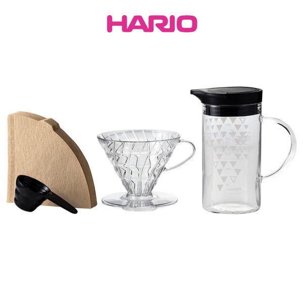 Hario Dripper & Thermo Color Server Set VDSS-3012-B