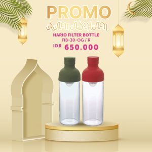 Promo Ramadhan Bundling Hario Filter Bottle FIB-30-R/OG