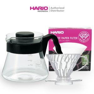 Hario V60 SET 01 - Server VCS-01B + Dripper VD-01T + Filter VCF-01-40W